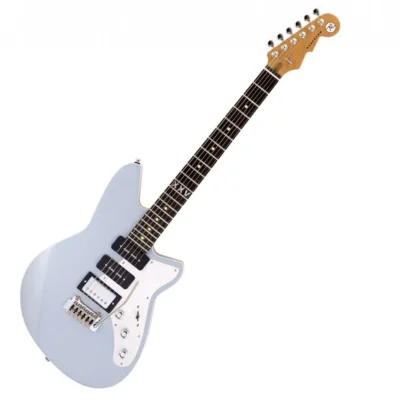 Reverend Six Gun HPP 25th Anniversary Electric Guitar - Silver Freeze