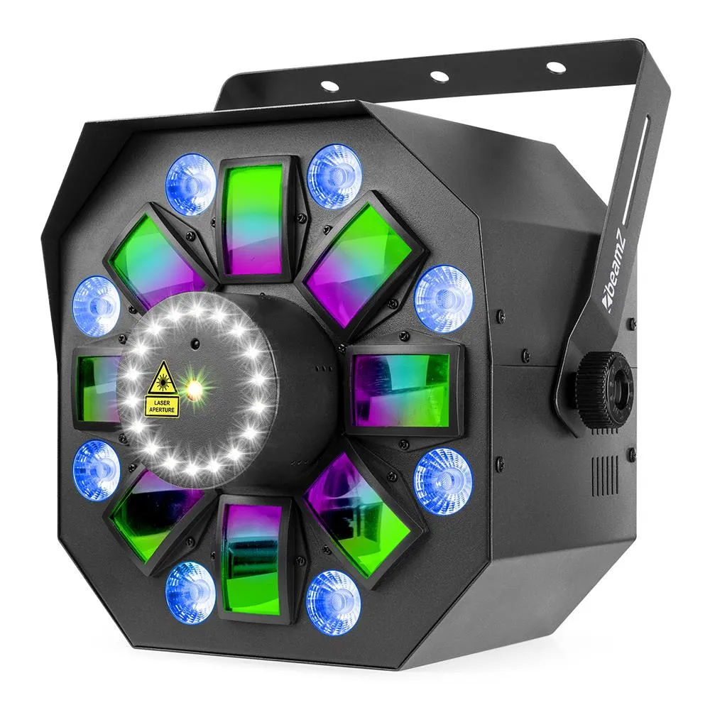Beamz MULTIBOX 4-in-1 DJ Effect Light