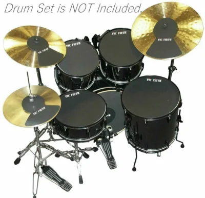 Vic Firth MUTE Drum / Cymbal Mute Package - 10" 12" 14" 14" 20" Hi Hat + 2