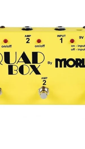 Morley Quad Box Guitar and Amp Switcher Controls 2 Guitars & 2 amps