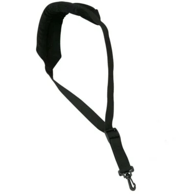 Perri's 1" Saxophone Strap with Plush Padding Black SP5 Made in Canada