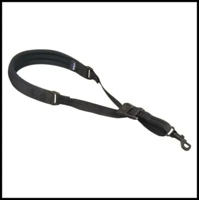 Neotech Wick-It Sax Swivel Hook Strap Regular Length Black Saxophone Strap