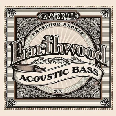 Ernie Ball 2070 Earthwood P/B  Acoustic Bass Guitar Strings 45 - 95 EB2070