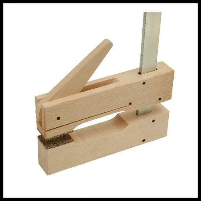 Luthier Traditional cam clamp made of hardwood and steel Large 8 1/2" Throat