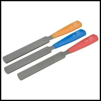 Grizzly T25454 Fret Files, Set of 3 1R, 2R and 3R Made in Japan