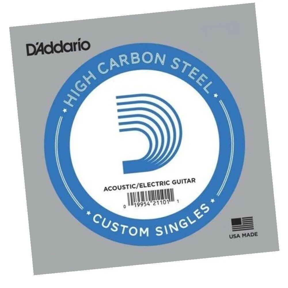 D'Addario PL020 single plain steel Electric / Acoustic Guitar string Gauge 20