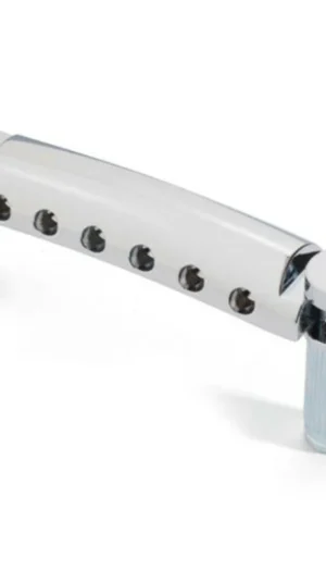 Gotoh 'Stop' Tailpiece Chrome  M8 x 1.25 for Solidbody Electric Guitar