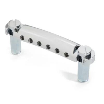 Gotoh 'Stop' Tailpiece Chrome M8 x 1.25 for Solidbody Electric Guitar