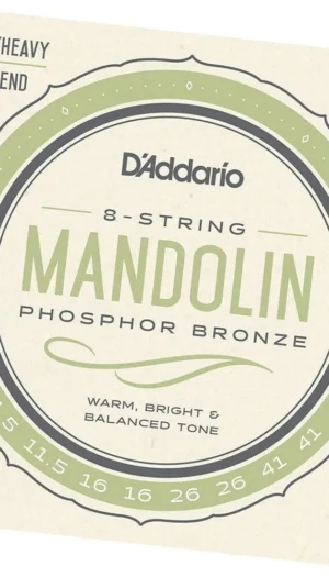 D'Addario J75 EJ75 Phosphor Bronze Medium/Heavy Mandolin Strings 11.5 - 41