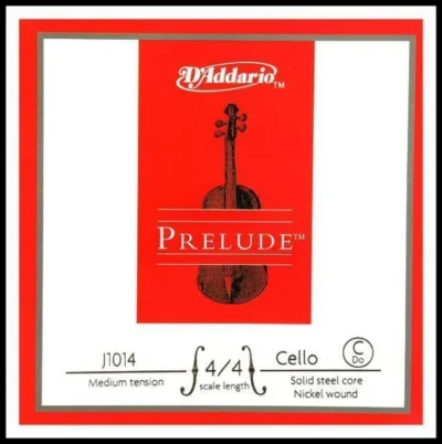 D'addario Prelude Cello Single C String 4/4 Scale Medium Tension Made in USA