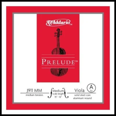 D'Addario Prelude Viola Single A String Medium Scale Medium Tension 15" - 16"