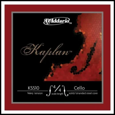 D'Addario Kaplan Cello Single D String 4/4 Scale Heavy Tension Made in USA