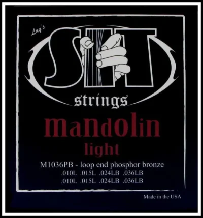 S.I.T Strings Mandolin Phosphor Bronze Loop End Light 10 - 36 M1036PB SIT