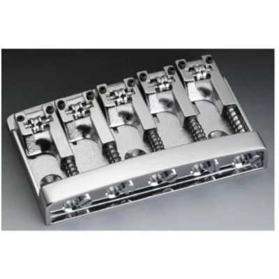 Schaller Bass Guitar Bridge 5-String 3D-5  Chrome 498 - 12140200
