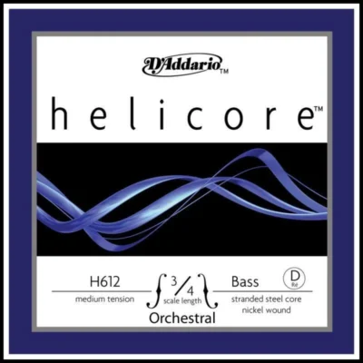 D'Addario Helicore Orchestral 3/4 Bass Single D String