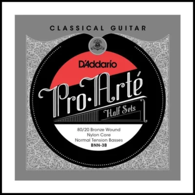 D'Addario BNN-3B Pro-Arte 80/20 Bronze on Nylon Core Classical Guitar Half Set