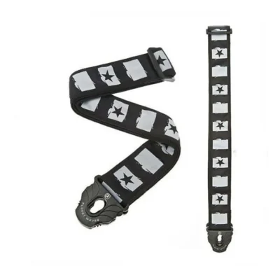 Planet Waves Planet Lock Guitar Strap Rock Star  2" Wide Adjustable 50PLC01