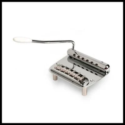 Golden Age Bridge and Tremolo for Mustang - steel pivoting bridge Spring Tremolo