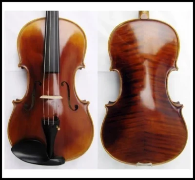 Master Series 16 1/2" Viola Labeled Sandner Germany Outfit - Oblong Case and Bow