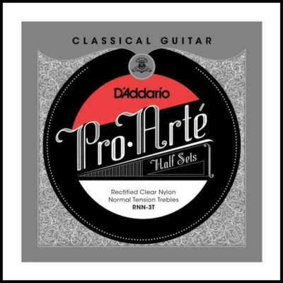 D'Addario RNN-3T Pro-Arte Rectified Clear Nylon Classical Guitar Half Set Normal