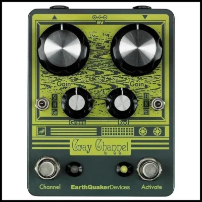 EarthQuaker Devices Gray Channel 2-channel Overdrive/Distortion Effects Pedal