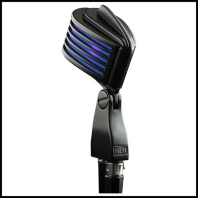 Heil Sound The FIN Dynamic Microphone Live vocal / Broadcast Black with Blue LED