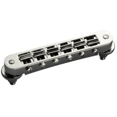 Schaller Guitar Tuneomatic Bridge GTM  Nickel  44662 - 12090100 For Les Paul