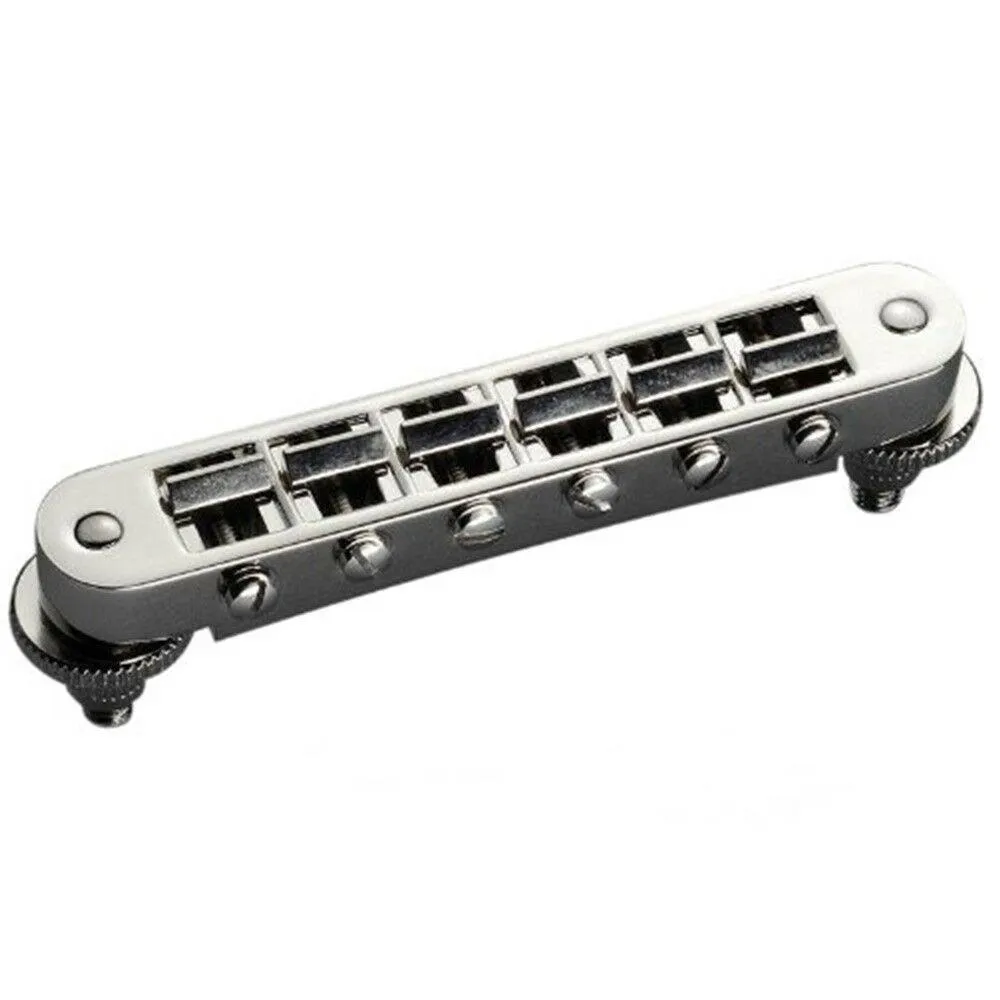 Schaller Guitar Tuneomatic Bridge GTM Nickel 44662 - 12090100 For Les Paul
