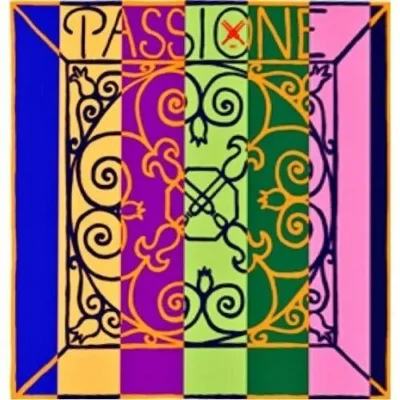 Pirastro Passione 4/4 Violin String Set - Medium Gauge with Ball End E