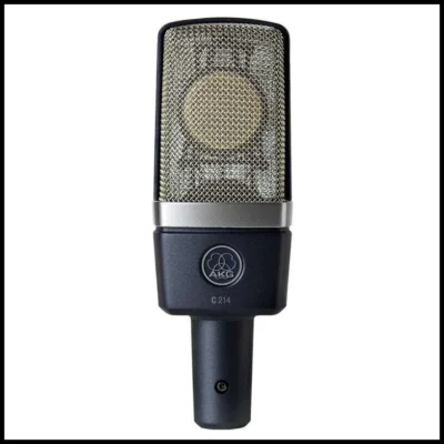 AKG C214 Professional Vocal Large-Diaphragm Studio Condenser Microphone