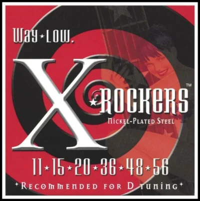 Everly 9111 X Rockers Lo Tune Drop D Electric Guitar Strings 11 - 56 Everly9111