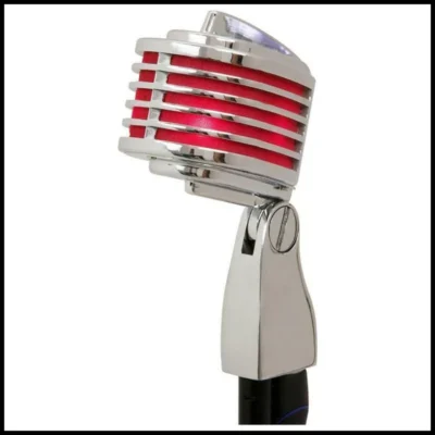Heil Sound The FIN Dynamic Microphone Live vocal / Broadcast Mic - Red