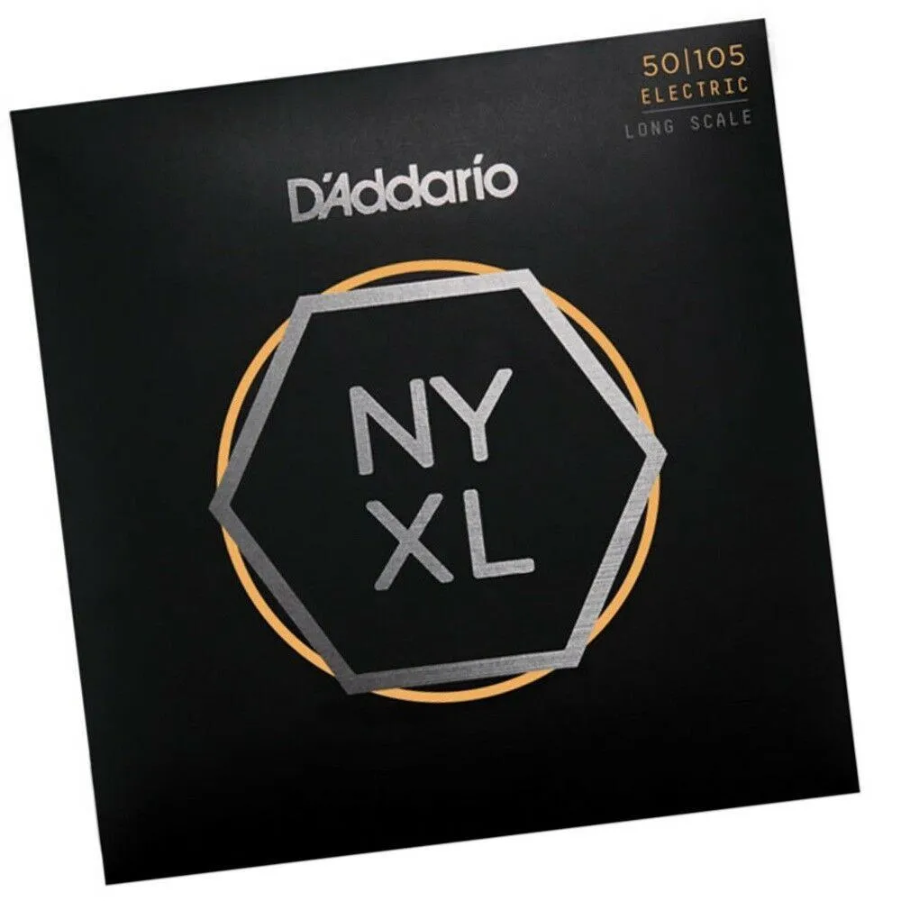 D'Addario NYXL50105 Long Scale Medium Bass Strings 50 - 105 Long Scale