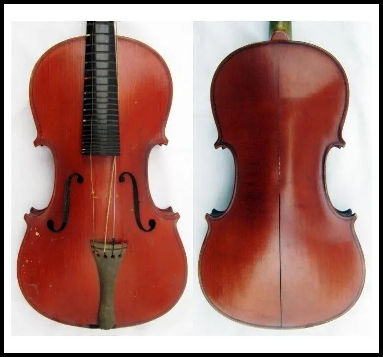Fine Old French 4/4 Violin Labeled Mamby Violins Exact Copy Stradivarius c1900