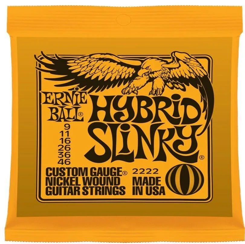 Ernie Ball Hybrid Slinky Nickel Electric Guitar Strings 9 - 46 2222