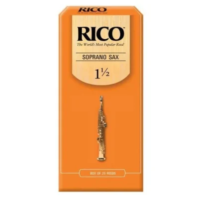 Rico Soprano Saxophone Reeds Strength 1.5, 25-pack RIA2515 25 Reeds