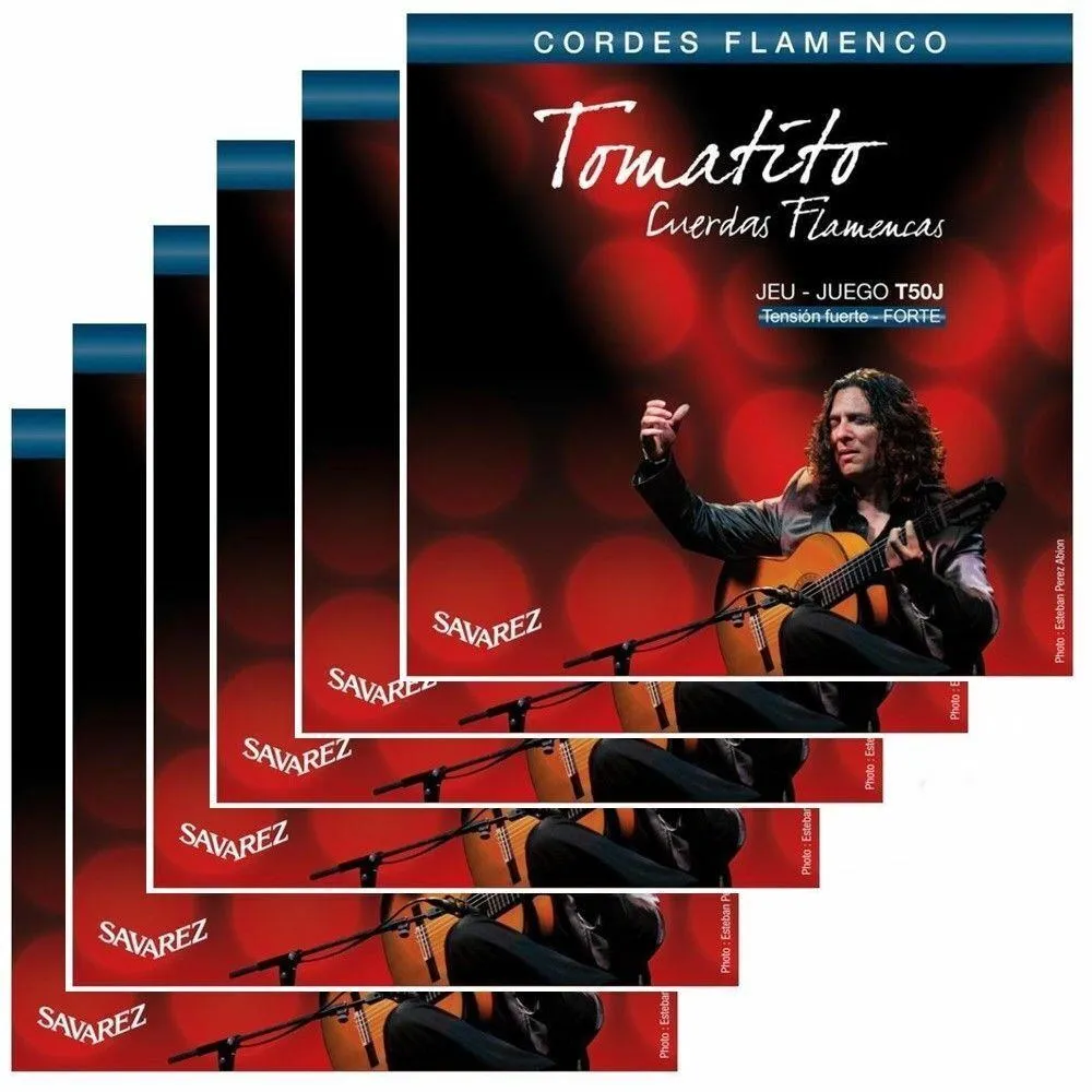 Savarez T50J Tomatito Flamenco Guitar Strings Hard Tension Forte
