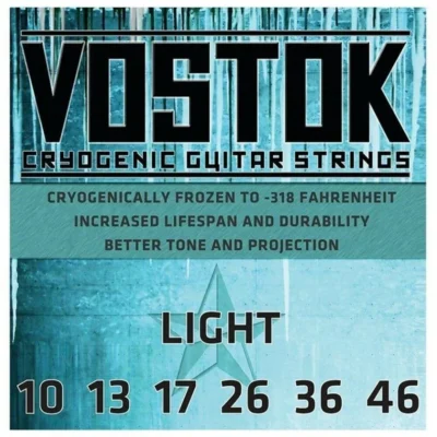 Everly Vostok Cryogenic Electric Guitar Strings Mdeium  Gauge 11 - 48 9711