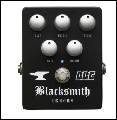 BBE Blacksmith Distortion with 3-Band Plex-EQ Effects Guitar Effects Pedal New