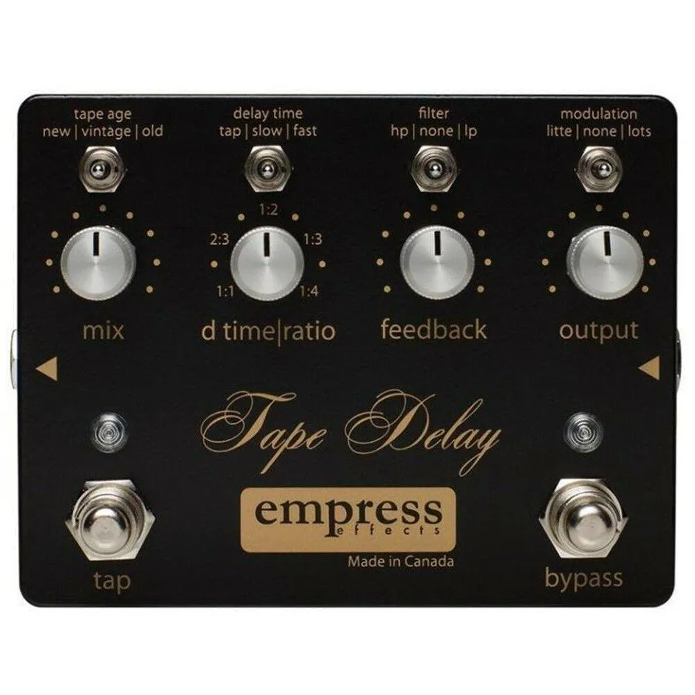 Empress Effects Tape Delay Guitar Effects Pedal Made in Canada