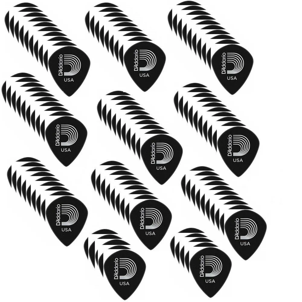 Planet Waves 3DBK Black Ice Guitar Picks Gauge Medium Light Heavy Extra Heavy