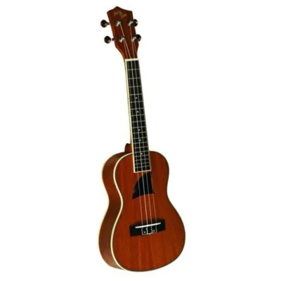 Eddy Finn Ukulele Soprano Mahogany Top Back + Sides Uke EF-7S Aquila Strings