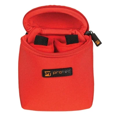 Protec Multiple Trombone / Alto Sax / Clarinet Mouthpiece Pouch  Red