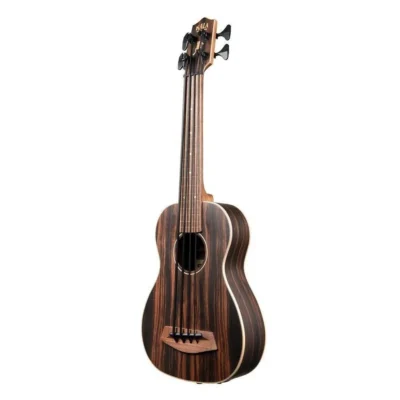 Kala U-BASS  Striped Ebony - Fretless EBY-FL  Acoustic / Electric Active EQ;