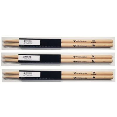 Vic Firth Nova 5AN Nylon Tip Drumsticks Exclusive for Angkor Music - 3 Pairs