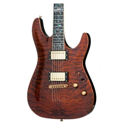 Schecter C-1 Classic Electric Guitar with Seymour Duncan Pickups - Antique