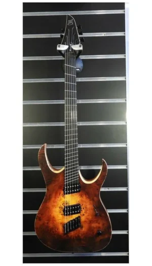 Mayones Duvell Elite VF 6 - 6-String Electric Guitar Ebony Fingerboard Hard Case