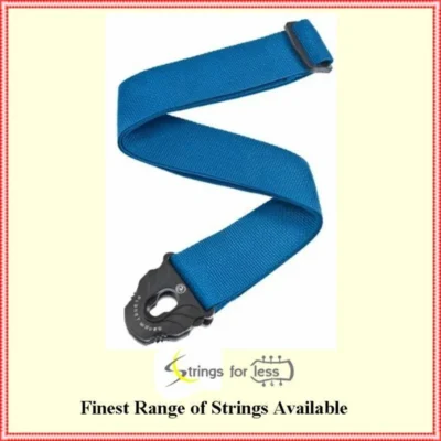 Planet Waves 50mm Planet Lock Poly 2" Guitar Strap - Classic Blue PWSPL202