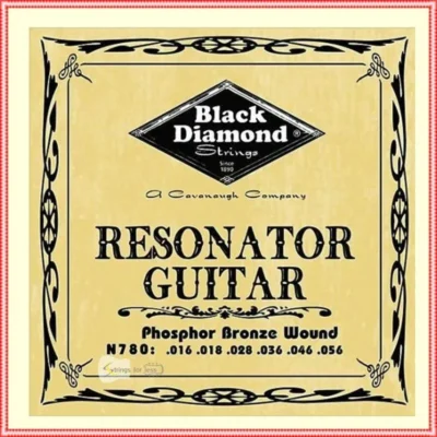 Black Diamond N780 Resonator Guitar Set phosphor Bronze  16 - 56
