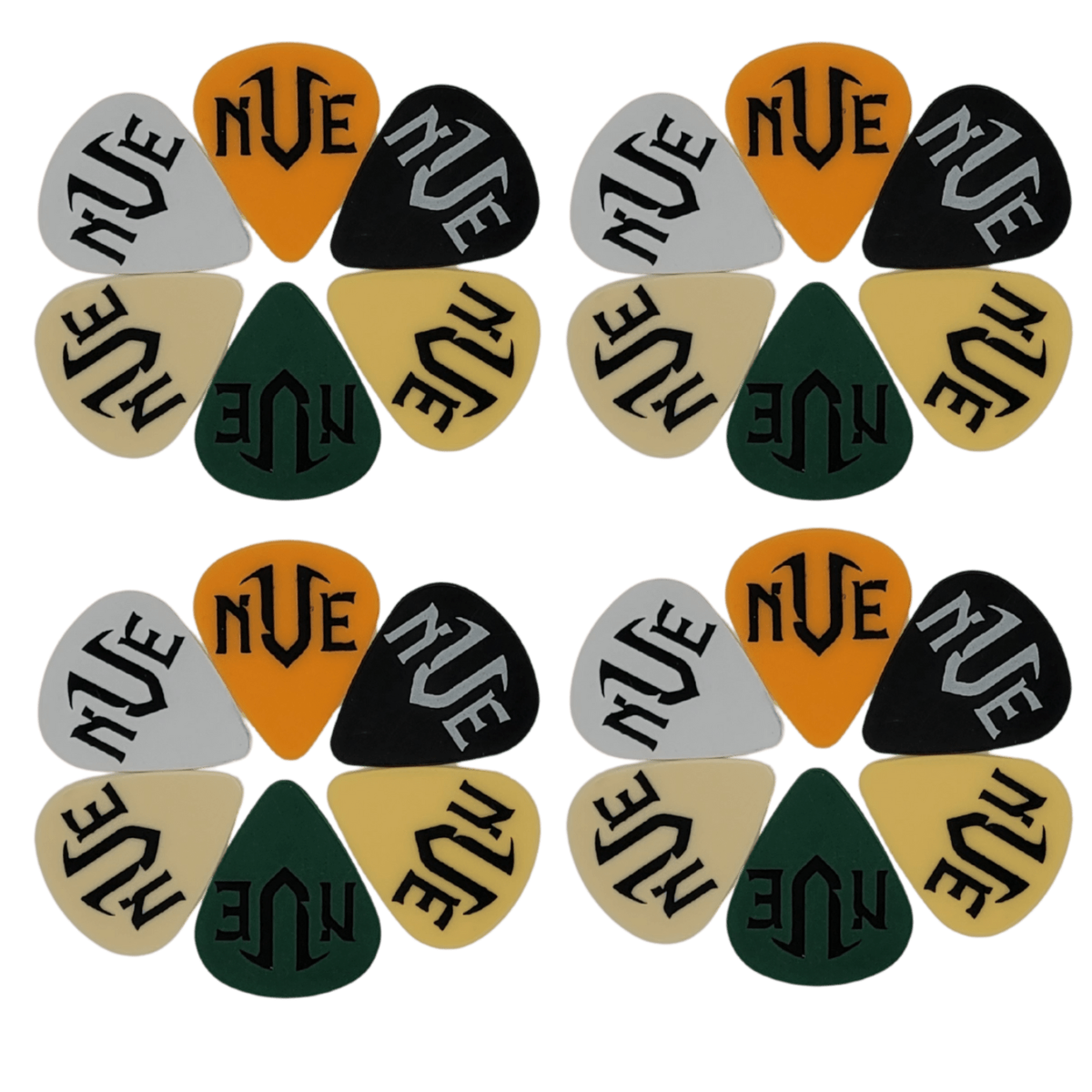 NVE Guitars 24 Assorted Picks - Mixed Gauges